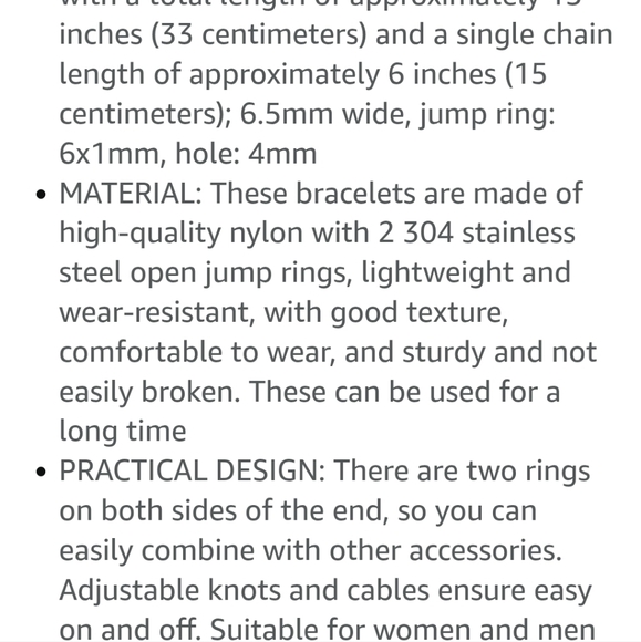 Blue ribbon bracelet - Picture 10 of 10